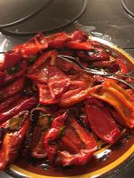 cramim dinner buffet roasted peppers